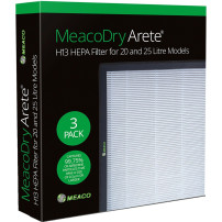 Meaco Dry Arete One Filtro HEPA H13 20L / 25L, 3 pezzi