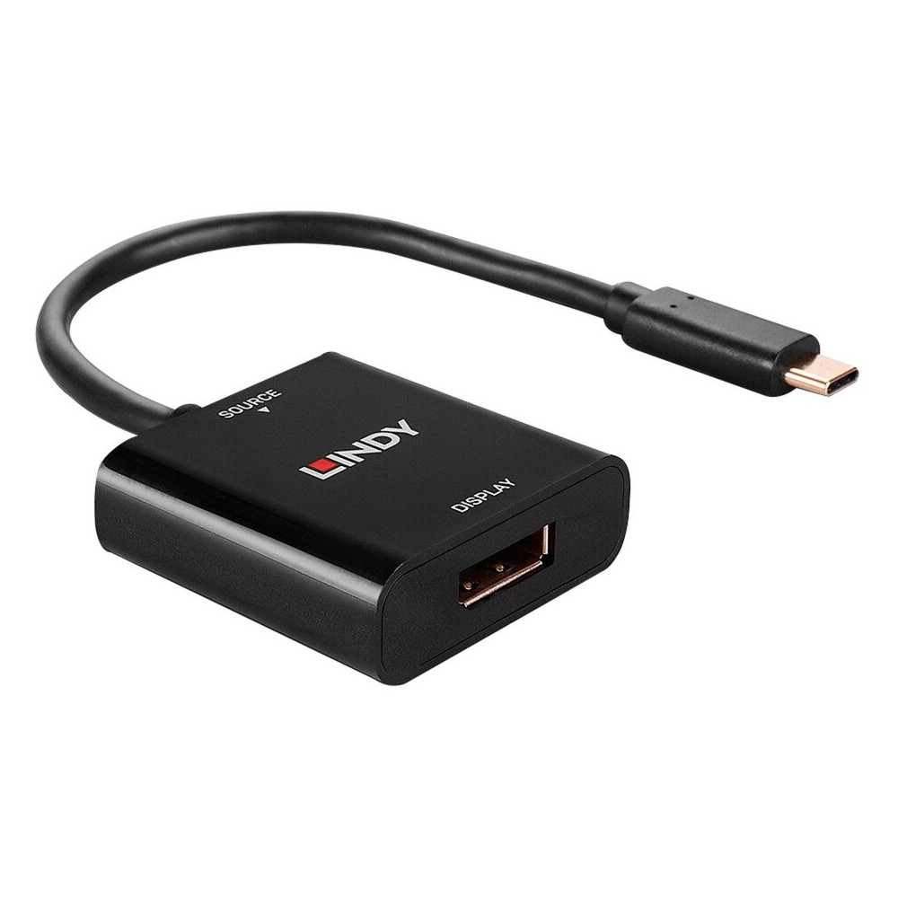 Lindy 43269 adattatore grafico USB 3840 x 2160 Pixel Nero, Convertitore