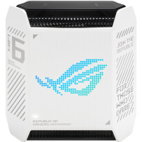 ASUS ROG Rapture GT6 Banda tripla (2.4 GHz/5 GHz/5 GHz) Wi-Fi 6 (802.11ax) Bianco 4 Interno, Router