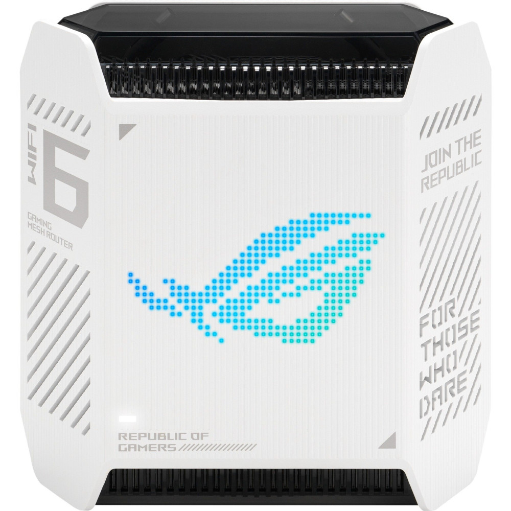 ASUS ROG Rapture GT6 Banda tripla (2.4 GHz/5 GHz/5 GHz) Wi-Fi 6 (802.11ax) Bianco 4 Interno, Router