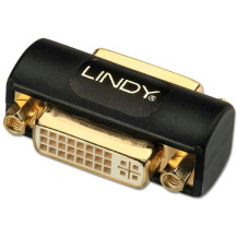 Lindy 41233 adattatore per inversione del genere dei cavi DVI Nero, Frizione