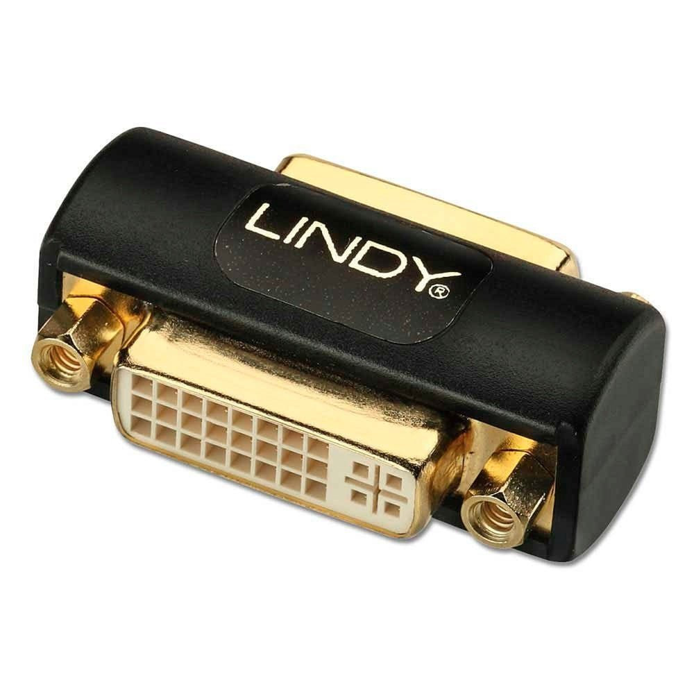 Lindy 41233 adattatore per inversione del genere dei cavi DVI Nero, Frizione