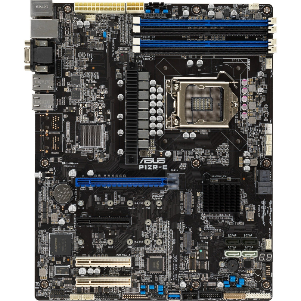 ASUS P12R-E Intel C256 LGA 1200 (Socket H5) ATX, Scheda madre