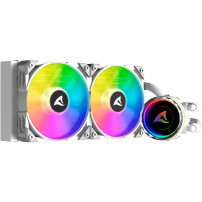 Sharkoon S80 RGB White AIO 240mm, Raffreddamento ad acqua