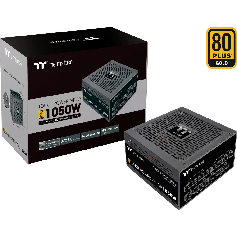 Thermaltake TOUGHPOWER GF A3 Gold 1050W - TT Premium Edition, Alimentatore PC