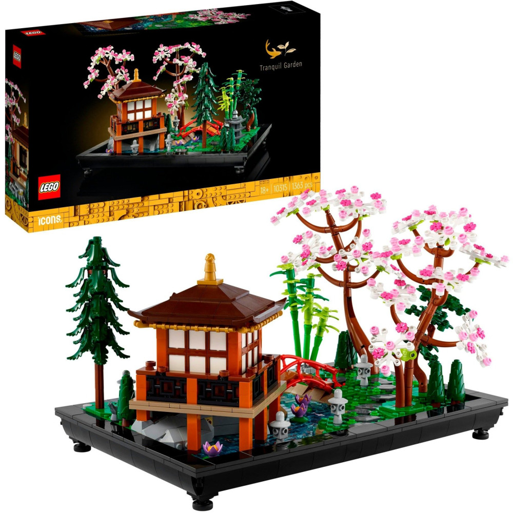 LEGO ICONS Il Giardino Tranquillo, Giochi di costruzione