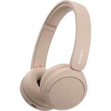 Sony WH-CH520 Auricolare Wireless A Padiglione Musica e Chiamate USB tipo-C Bluetooth Base di ricarica Crema, Cuffie