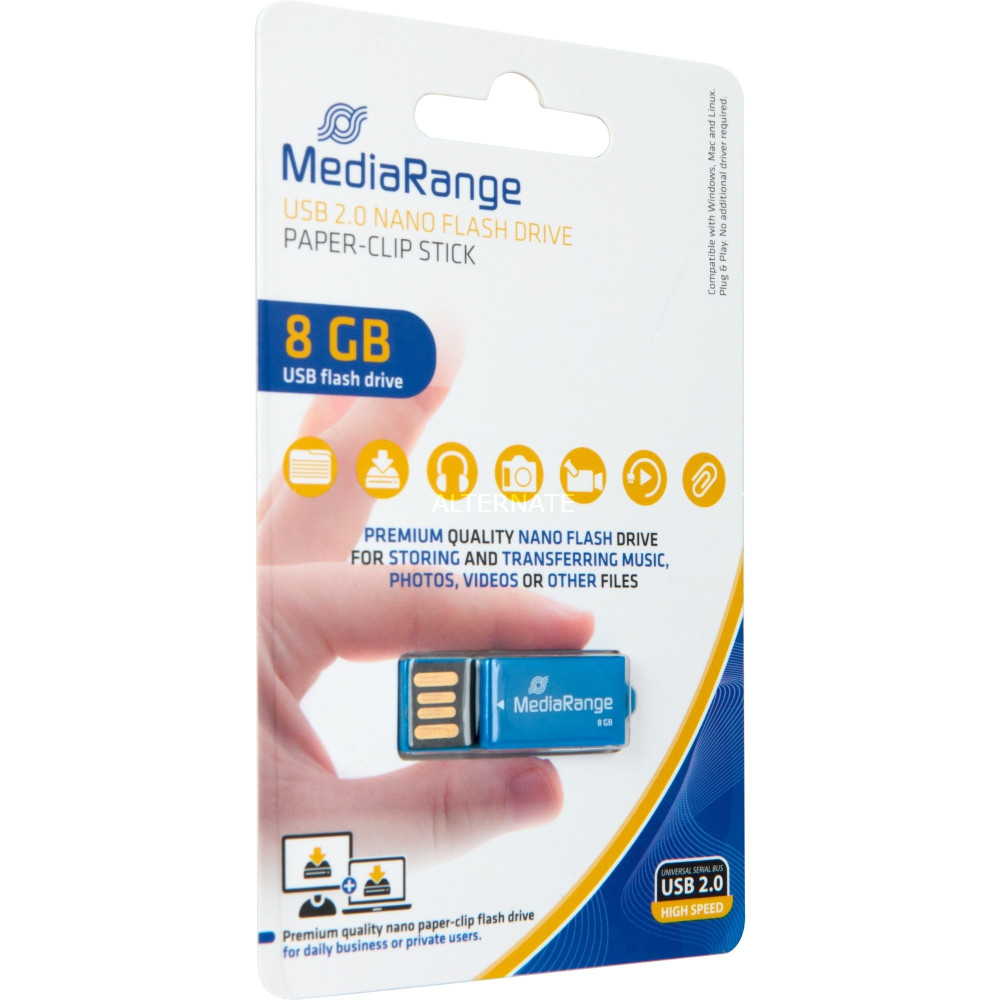 MediaRange USB Nano 8 GB, Chiavetta USB