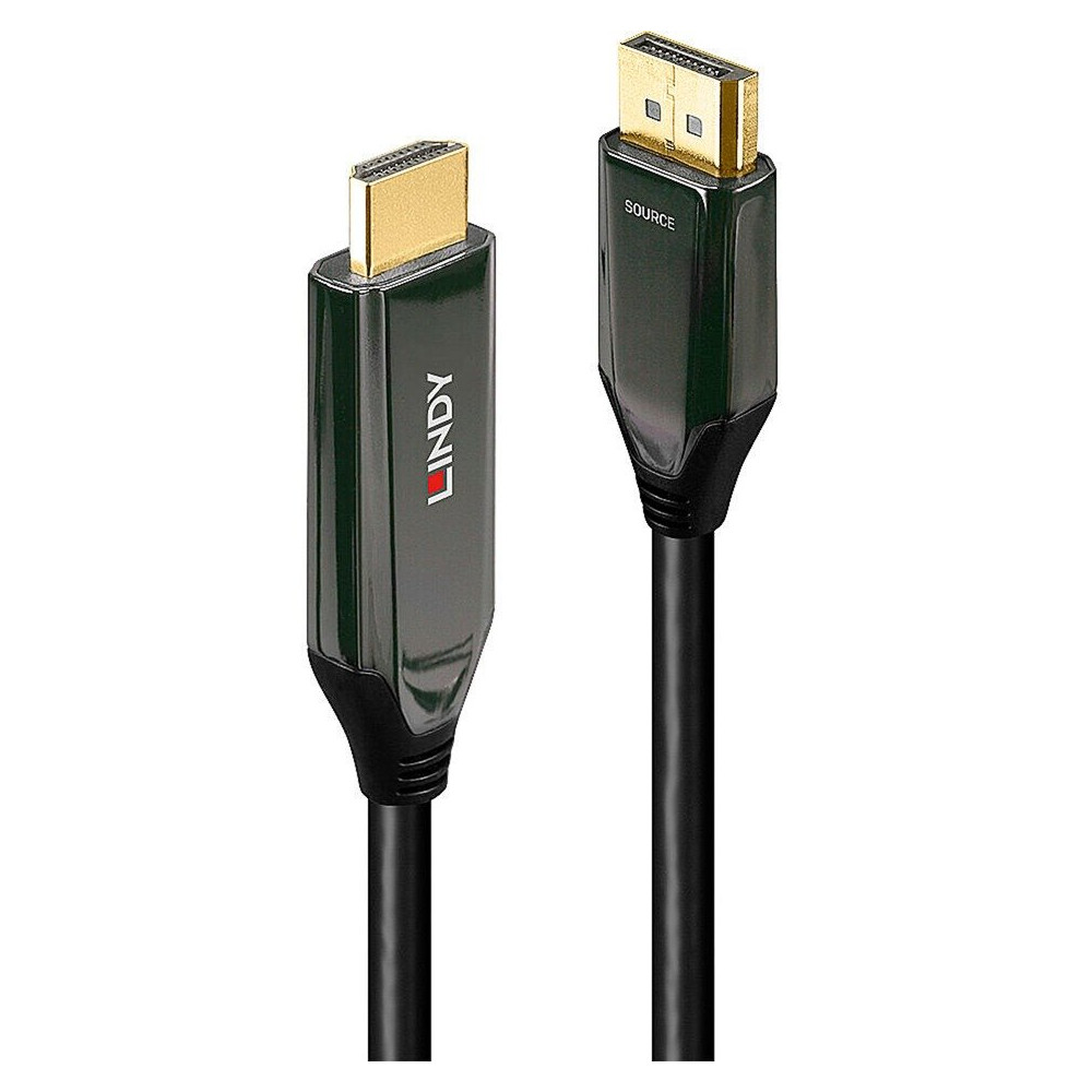 Lindy 40931 cavo e adattatore video 2 m HDMI tipo A (Standard) DisplayPort Nero