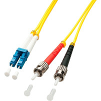 Lindy 2m LC/ST cavo InfiniBand e in fibra ottica Multicolore, Giallo