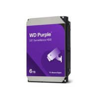 WD Purple WD64PURZ - Disco rigido - 6 TB - monitoraggio - interno - 3.5″ (8.9 cm)