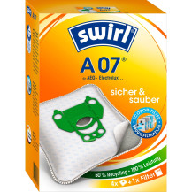 Swirl A 07 Accessori e ricambi per aspirapolvere, Sacchetti per aspirapolvere