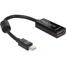 DeLOCK Adapter mini Displayport / HDMI 0,18 m HDMI tipo A (Standard) Nero, Adattatore
