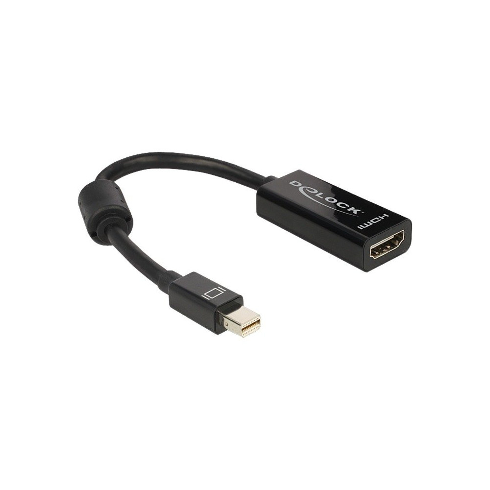DeLOCK Adapter mini Displayport / HDMI 0,18 m HDMI tipo A (Standard) Nero, Adattatore