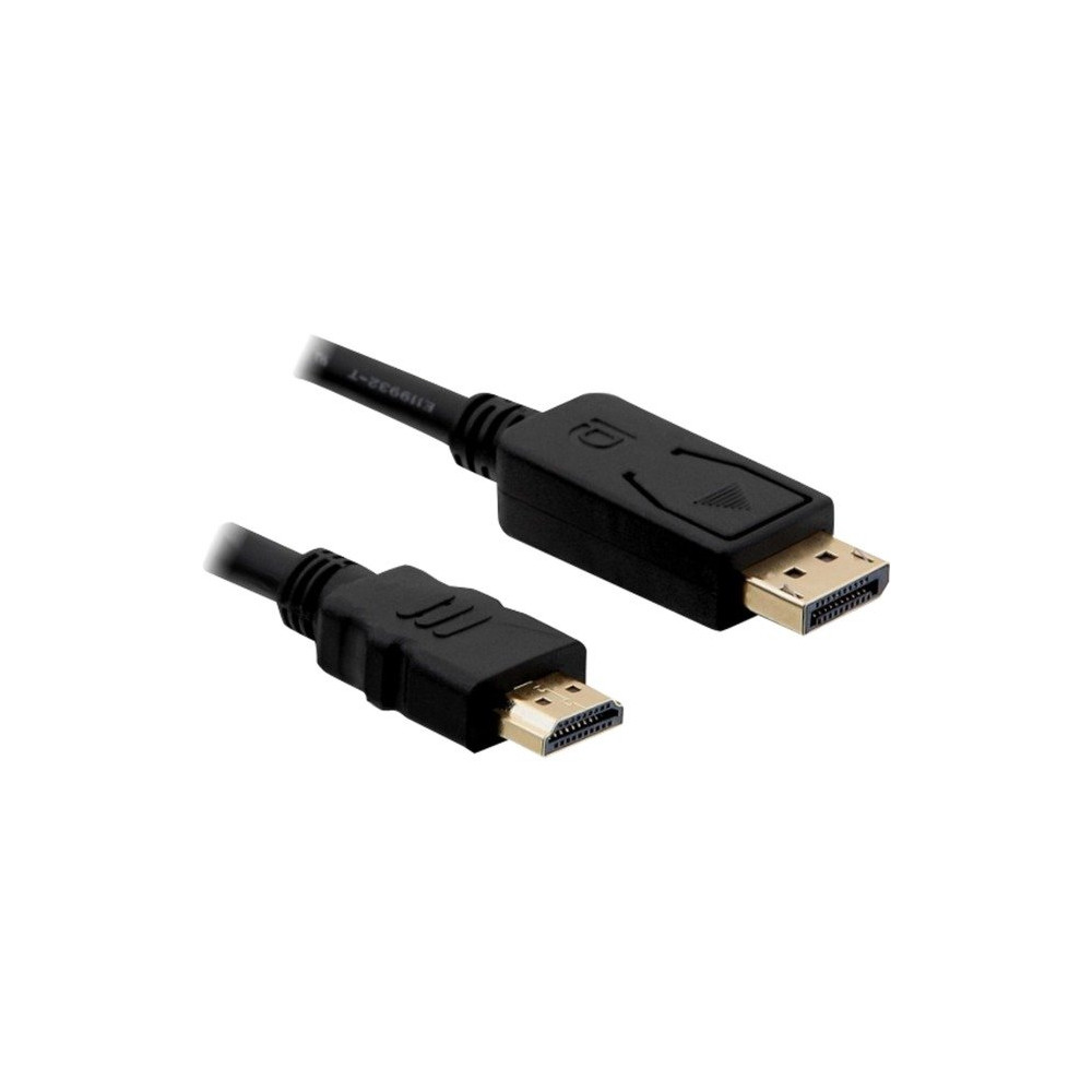 DeLOCK 82435 cavo e adattatore video 3 m HDMI Displayport Nero
