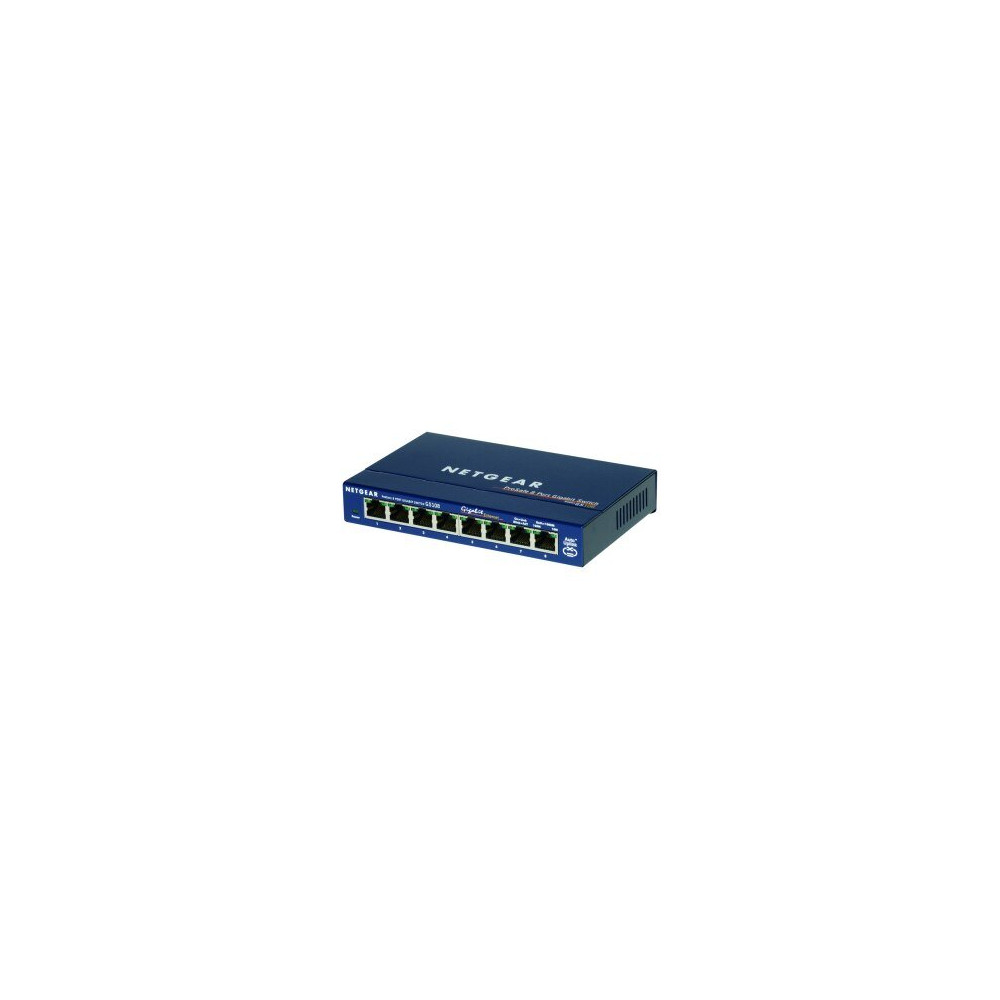 Netgear GS108 Switch 8-Port Gigabit Desktop
