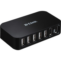 D-Link DUB-H7 USB 2.0 Type-B 480 Mbit/s Nero, Hub USB