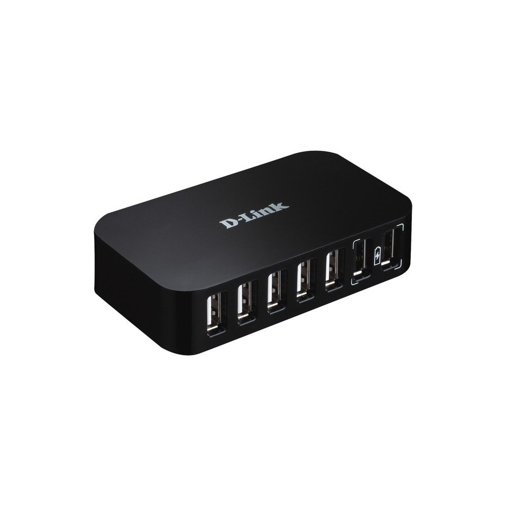 D-Link DUB-H7 USB 2.0 Type-B 480 Mbit/s Nero, Hub USB