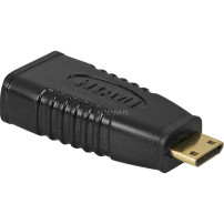 goobay 68841 adattatore per inversione del genere dei cavi HDMI Type-A HDMI Type-C Nero