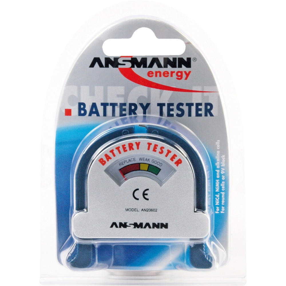 Ansmann Battery tester tester per batterie, Strumento di misura