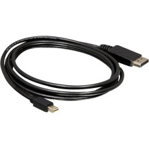 DeLOCK 3m Displayport Cable mini DisplayPort Nero, Adattatore