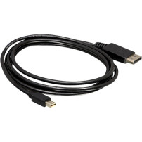 DeLOCK 3m Displayport Cable mini DisplayPort Nero, Adattatore