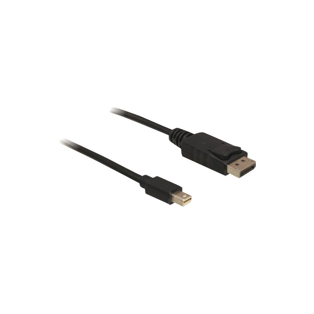 DeLOCK mini DP/DP 1.2 2 m Mini DisplayPort DisplayPort Nero, Adattatore