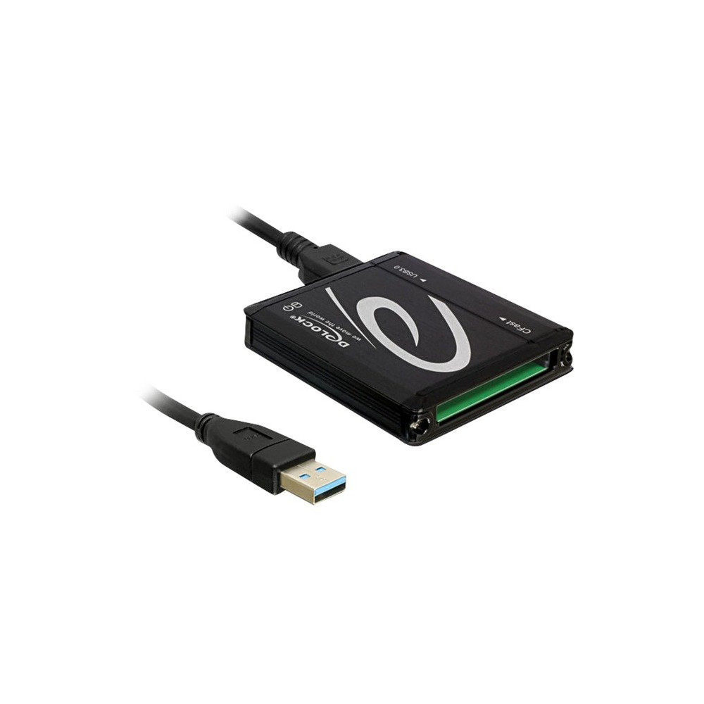 DeLOCK 91686 lettore di schede USB 3.2 Gen 1 (3.1 Gen 1) Nero