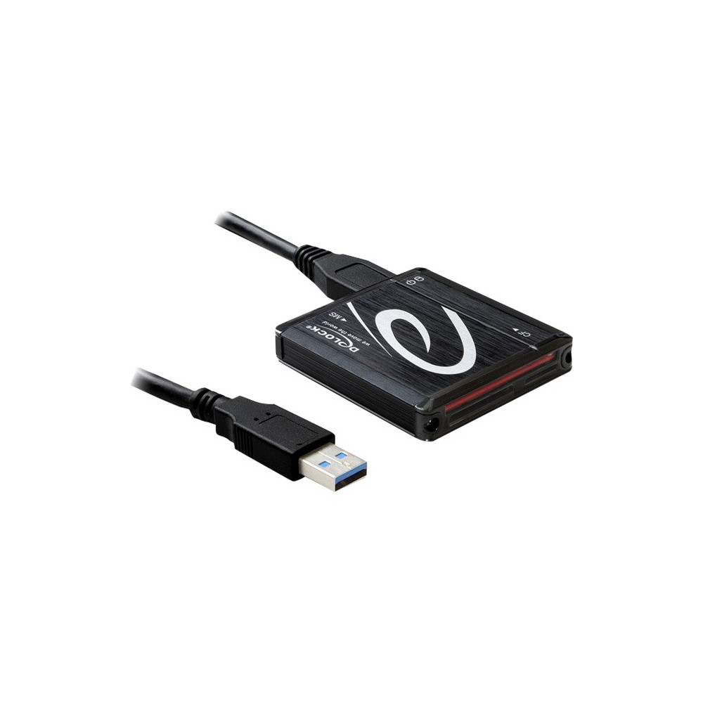 DeLOCK USB 3.0 Card Reader All in 1 lettore di schede USB 3.2 Gen 1 (3.1 Gen 1) Nero