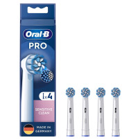 Braun Sensitive Clean 4 pz Bianco, Testina