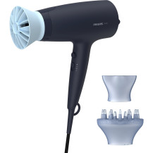 Philips Serie 3000 Asciugacapelli nero con accessorio ThermoProtect BHD360/20