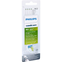 Philips Sonicare HX6064/10 4x testine bianche per spazzolino sonico, Testina