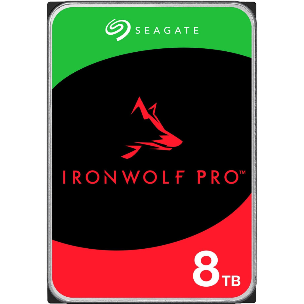 Seagate IronWolf Pro ST8000NT001 disco rigido interno 8 TB 7200 Giri/min 256 MB 3.5" Serial ATA III, Hard-disk