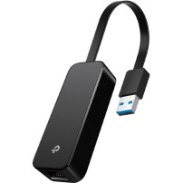 TP-Link UE306 replicatore di porte e docking station per laptop Nero, Scheda di rete