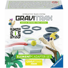 Ravensburger GraviTrax Set di Adattatori di Espansione, Ferrovia