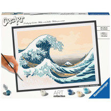 Ravensburger CreArt ART Collection - The Great Wave (Hokusai), Vernice