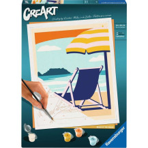 Ravensburger CreArt - Relax sulla spiaggia, Vernice
