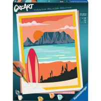 Ravensburger CreArt - Tramonto sulla spiaggia, Vernice