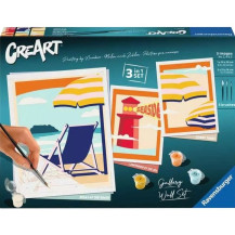 Ravensburger CreArt Gallery Wall Set - At the Beach, Vernice