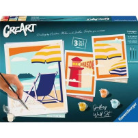 Ravensburger CreArt Gallery Wall Set - At the Beach, Vernice