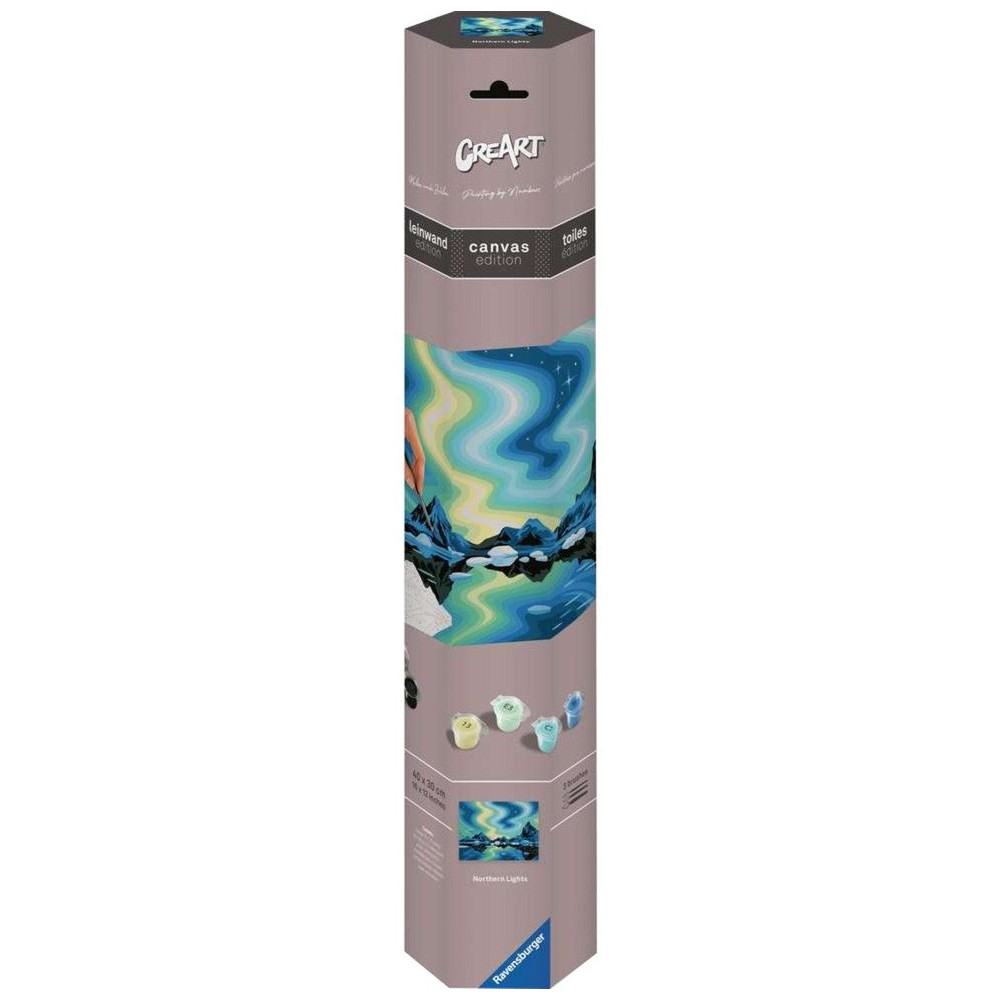 Ravensburger CreArt Edizione Tela - Northern Lights, Vernice