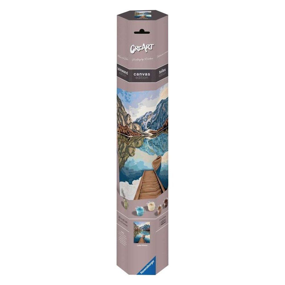 Ravensburger CreArt Edizione Tela - Vedute del Lago, Vernice