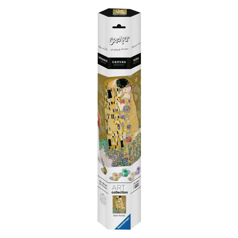 Ravensburger CreArt ART Collection Leinwand Edition - The Kiss (Klimt), Vernice