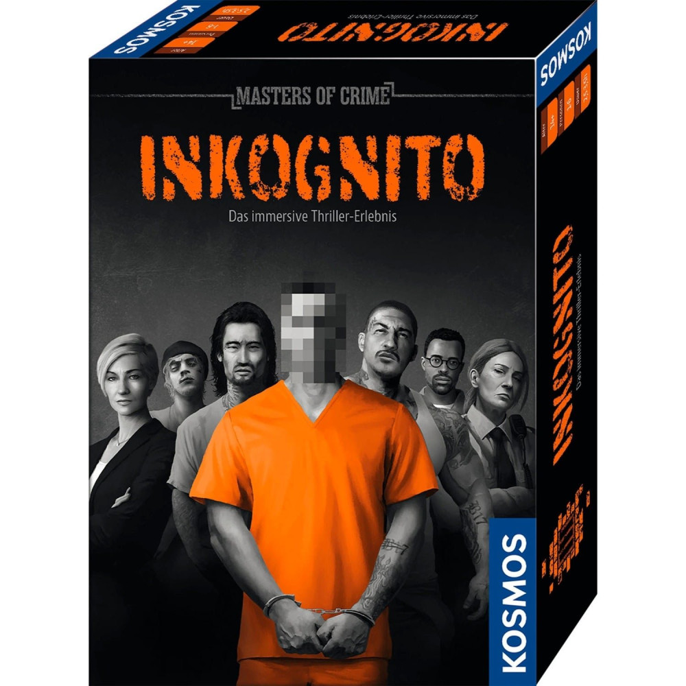KOSMOS Masters of Crime - Inkognito 150 min Gioco da tavolo Detective