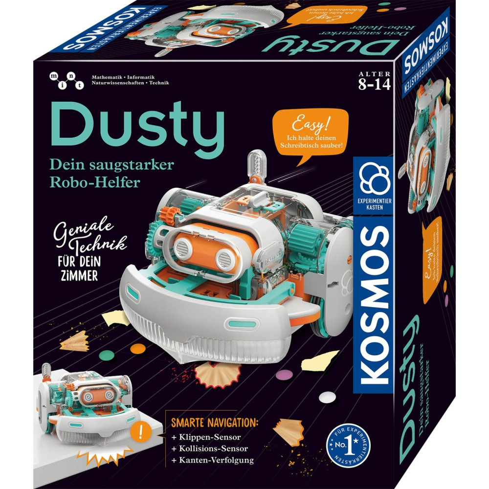 KOSMOS Dusty - Il tuo potente assistente robot aspirapolvere, Casella di esperimento