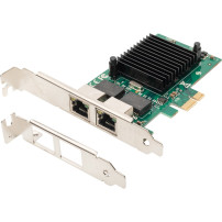 Digitus Ethernet Gigabit 2 porte, Scheda di rete