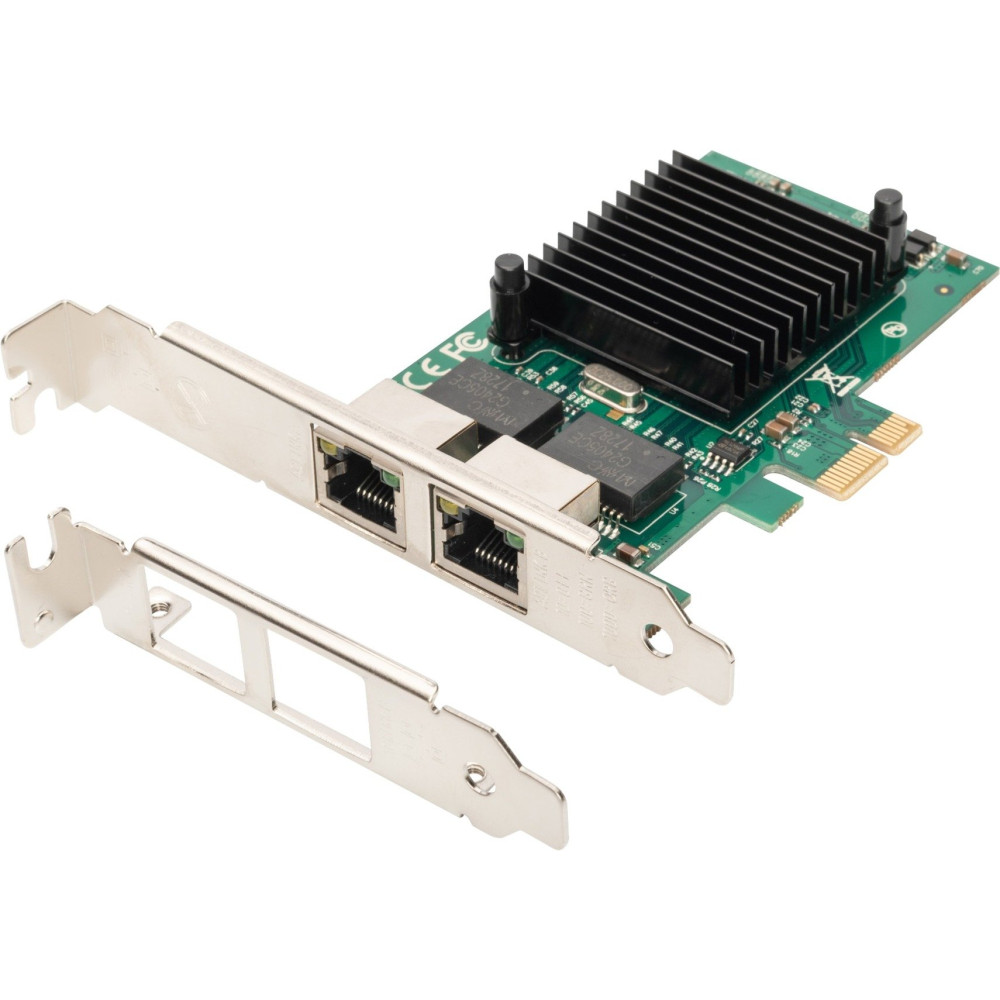 Digitus Ethernet Gigabit 2 porte, Scheda di rete