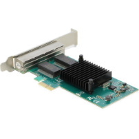 DeLOCK PCI Express x1 a 4 x RJ45 Gigabit LAN i350, Scheda di rete