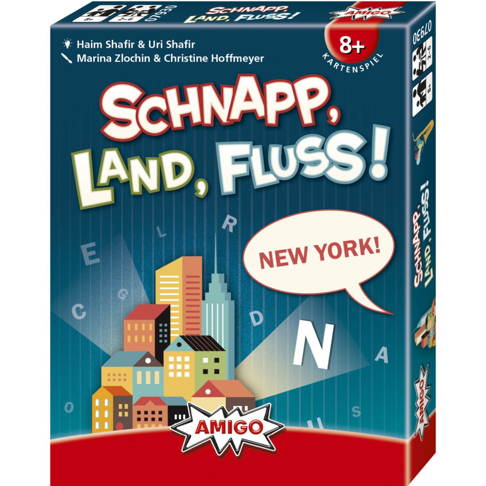 Amigo Scatto, Paese, Fiume!, Gioco di carte