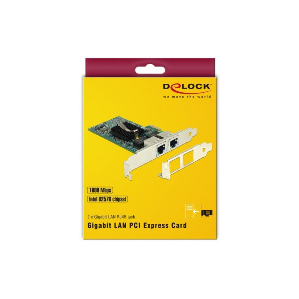 DeLOCK 89944 scheda di rete e adattatore Interno Ethernet 1000 Mbit/s